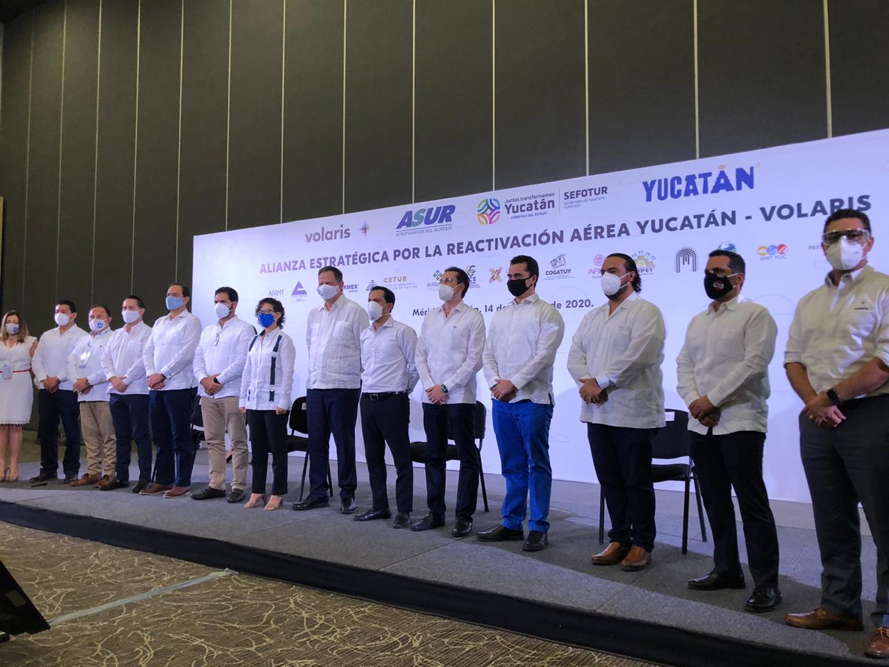 Yucatán y Volaris anuncian Alianza Estratégica