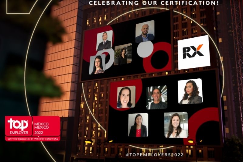 RX reconocida como Top Employer