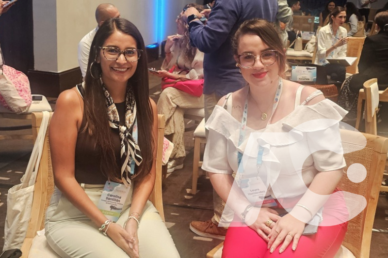 Carolina Santillán y Laura Hernández