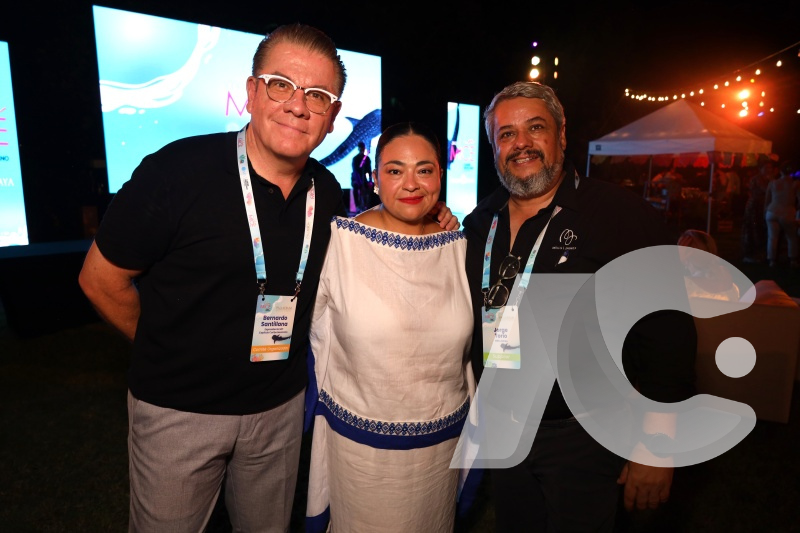 Bernardo Santillana, Liliana Cabrera y Jorge Torio
